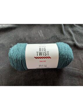 Big Twist Value Acrylic Yarn - Dark Teal